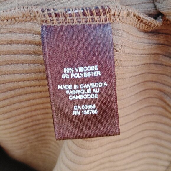 LOVELY Ribbed Long Sleeve Shirt R.W. & Co. Women's Medium BNWT Olive Gre… - Picture 9 of 9